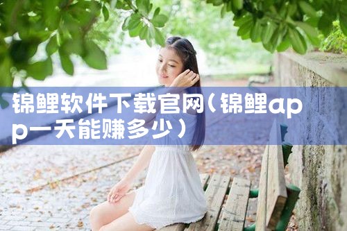 锦鲤软件下载官网